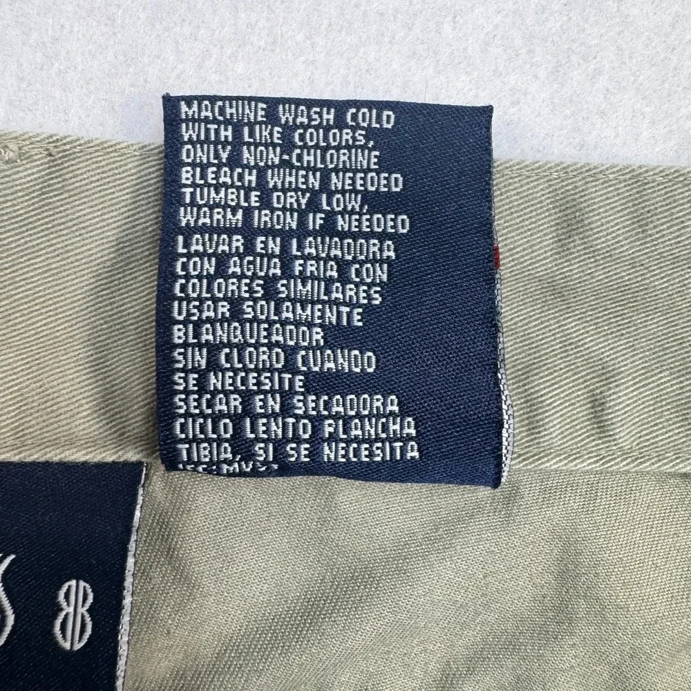 Bill Blass Chino Shorts Womens Size 14 Taupe Green High Rise - Picture 4 of 8